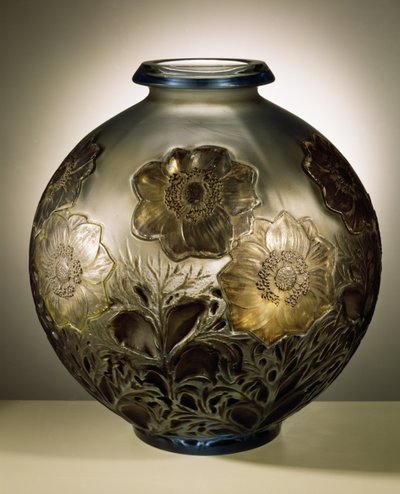 Anemones Vase, 1913 by Rene Jules Lalique